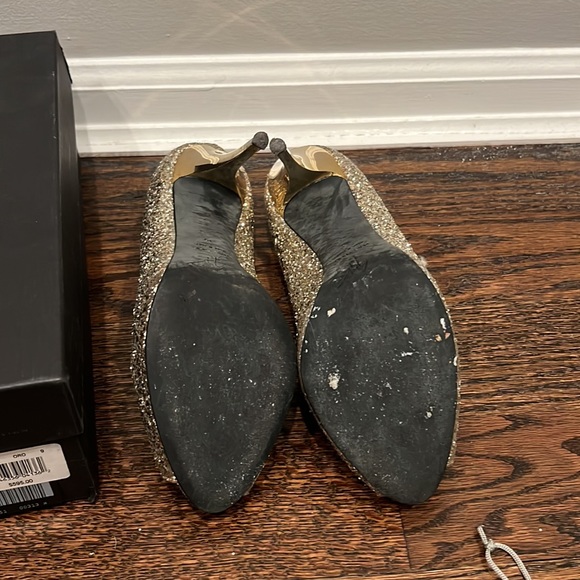Giuseppe zanotti design gold glitter pumps. Gently worn. With dust bag. Size 39 - Picture 6 of 7